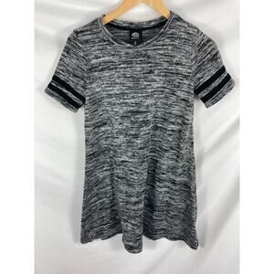 Bobeau Short Sleeve Heather Grey Knit Dress Size XS